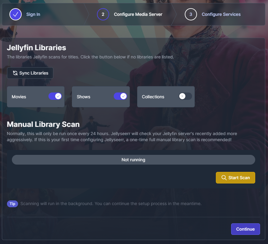 seerrSetupLibraries